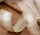 Fita Com Glitter Dourado - 10 Metros