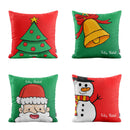 Kit Capas de Almofadas de Natal Para Decoração de Sofá