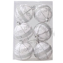 Kit 6 Peças Bolas De Natal