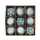 Kit 9 Peças Bolas De Natal 8CM