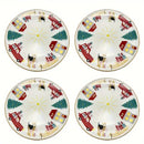Kit Peças 4 Peças Pratos Natalino