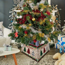 Saia Árvore de Natal Base PVC Encaixe 55x42x25cm