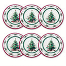 Kit Peças 6 Peças Pratos Natalino