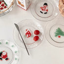 Kit Peças 4 Peças Pratos Natalino