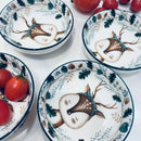 Kit Peças 4 Peças Pratos Natalino