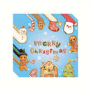 Kit de Talheres para Festa de Natal com 80 Peças - Pratos, Copos Descartáveis