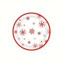 Kit de Talheres para Festa de Natal com 80 Peças - Pratos, Copos e Talheres Descartáveis