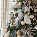 Árvore de Natal Aspen Fir com 1400 Luzes LED Branco Quente e Multicoloridas