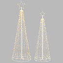 Kit 2 Árvores de Led Brilhante Decoração Natal