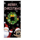 Decoração de porta Natalina, pano de fundo.