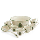 Kit 10 Peças de Porcelana - Estampa Árvore de Natal