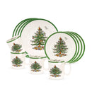 Conjunto Spode Christmas Tree com 12 Peças (4 Pratos de Jantar / 4 Pratos de Sobremesa / 4 Canecas)