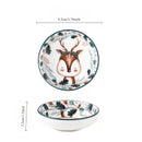 Kit Peças 4 Peças Pratos Natalino