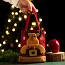 Bolsa De Linho Para Decoração Natal