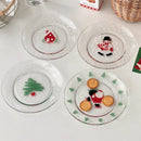Kit Peças 4 Peças Pratos Natalino