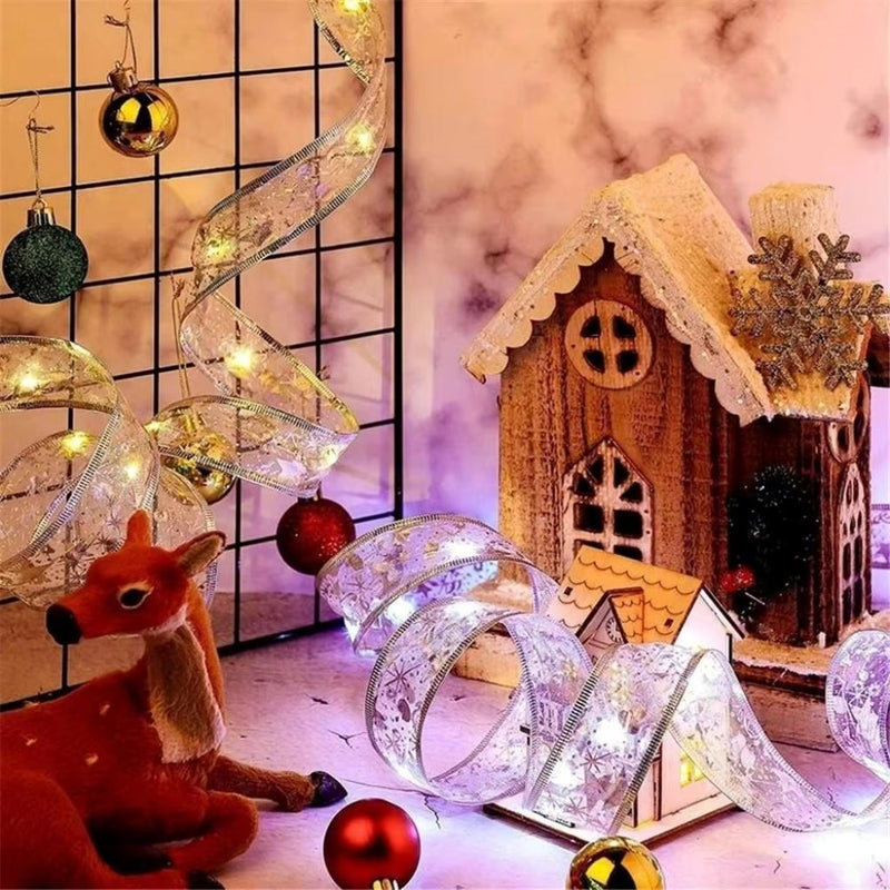 Fita LED Decorativa Para Árvore De Natal Lar Refinado