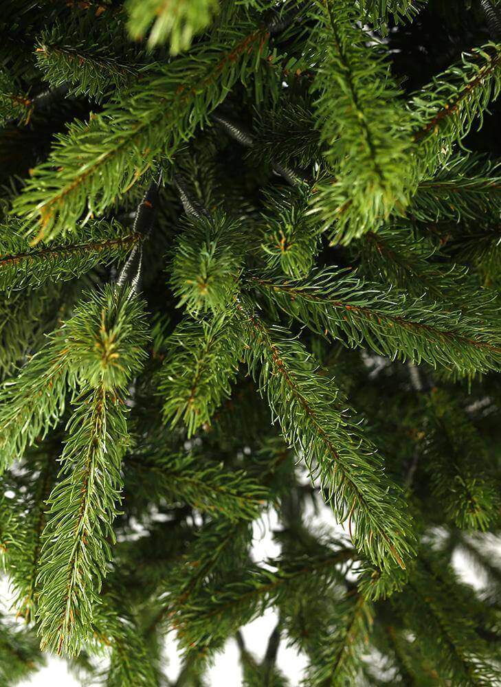 Árvore de Natal Artificial King Fraser Fir Slim com 750 Luzes LED Dual Color (Branco Quente & Multicoloridas)