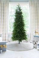 Árvore de Natal Artificial King Fraser Fir Slim com 750 Luzes LED Dual Color (Branco Quente & Multicoloridas)