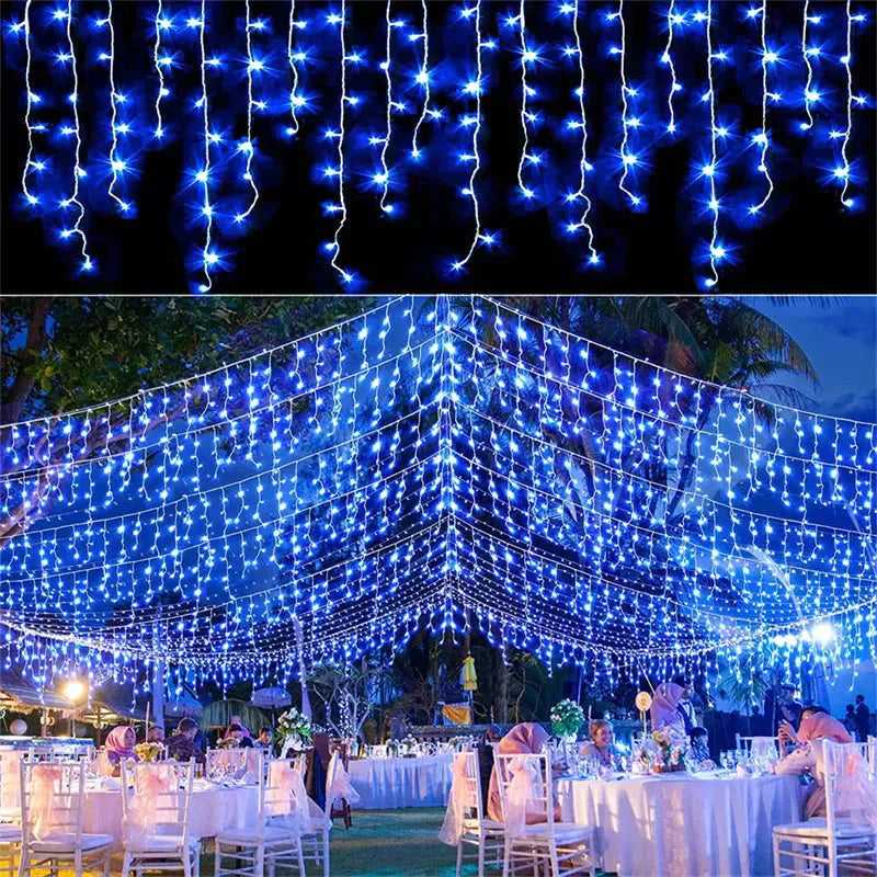 Pisca Pisca Cascata Decoração de Natal