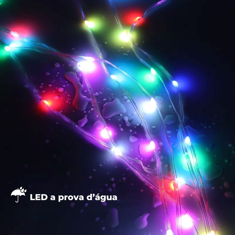 Pisca Pisca Inteligente LED De Natal