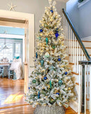 Conjunto De Enfeites Kit Com 15 Peças Fe Floco De Neve