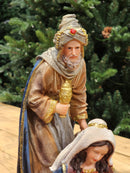 PRESÉPIO DE RESINA LUXO 11 PÇS