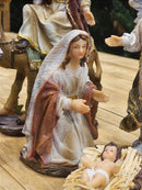 PRESÉPIO DE RESINA LUXO 11 PÇS