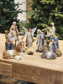 PRESÉPIO DE RESINA LUXO 11 PÇS