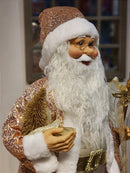 PAPAI NOEL EM PÉ ROSA